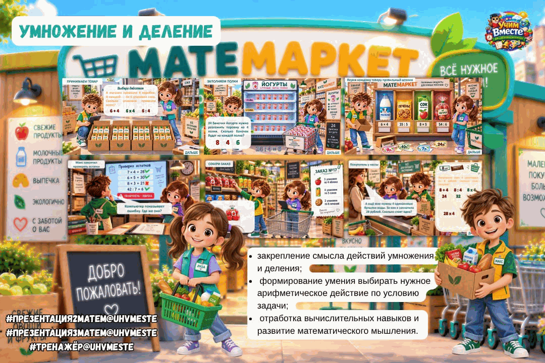 Матемаркет — Умножение и деление