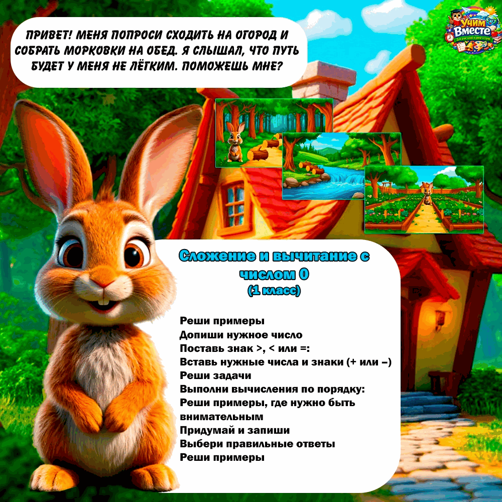 Сложение и вычитание с числом 0